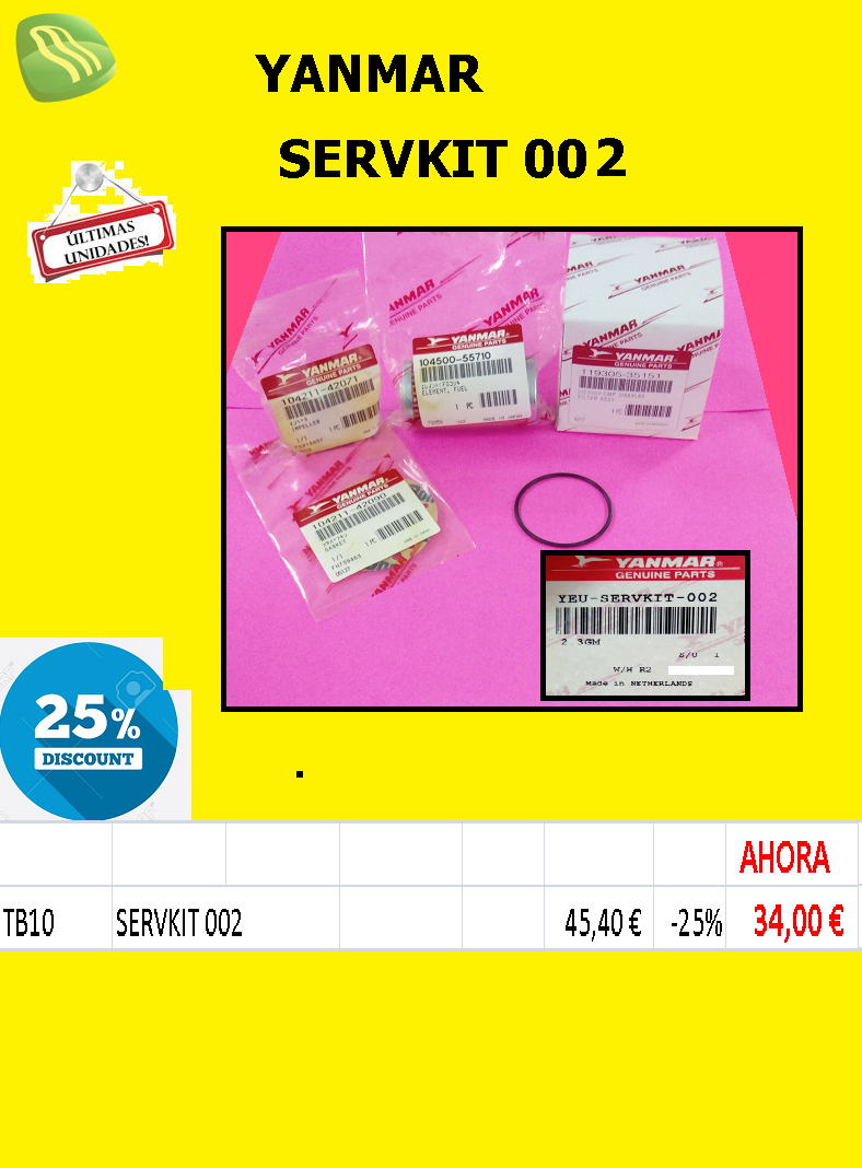YANMAR -SERVKIT 002